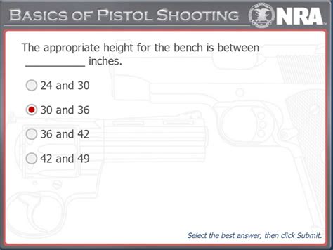 how hard is the nra basic pistol test|nra basic pistol test questions.